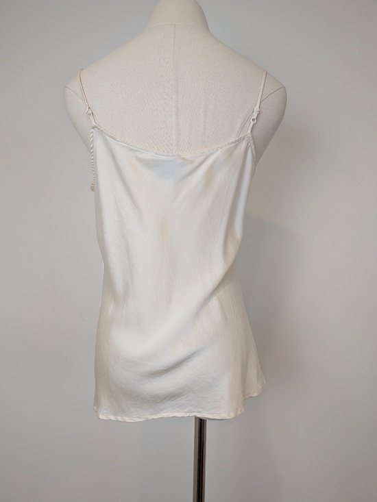 Vintage Blu's Silk Camisole Size 12 Medium Beige Cream Soft - Picture 4 of 8